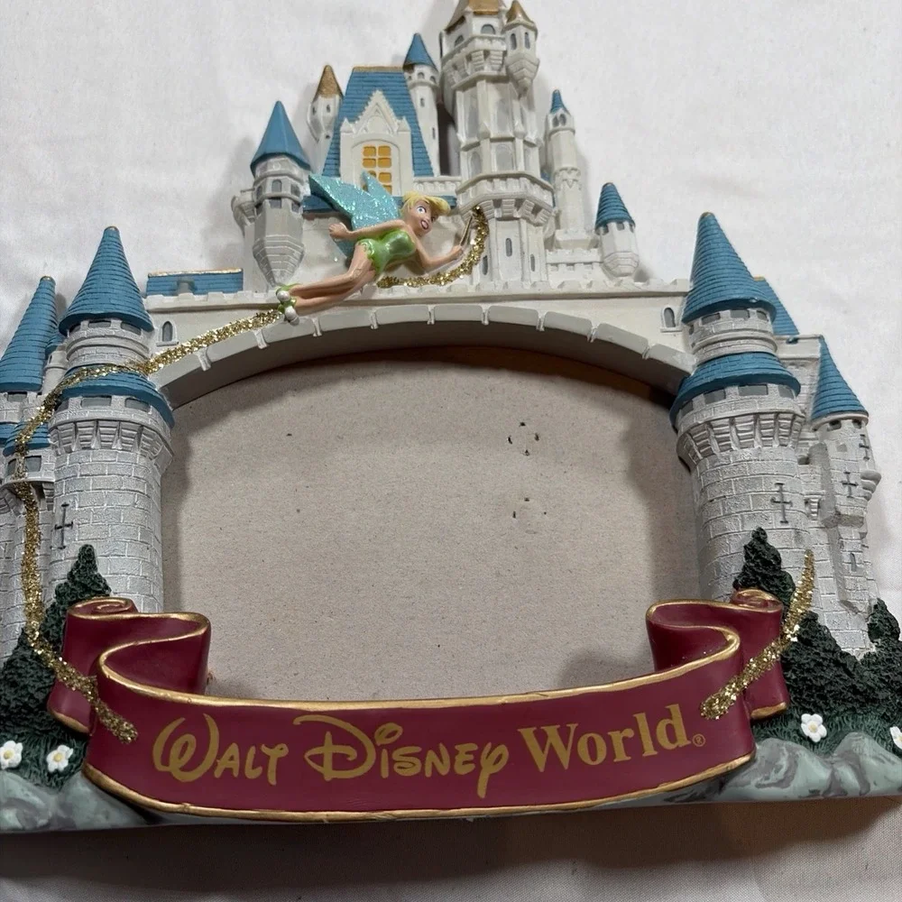 Disney World Castle Tinker Bell Picture Frame Photo Frame Decor